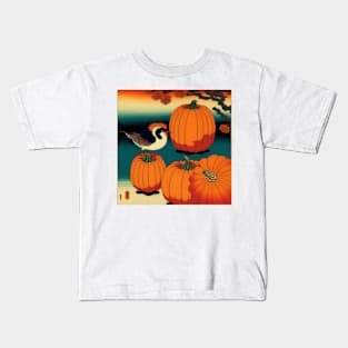 Pumpkin Study - Japanese Style AI - D Kids T-Shirt